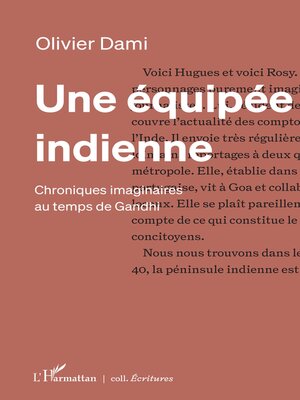 cover image of Une équipée indienne